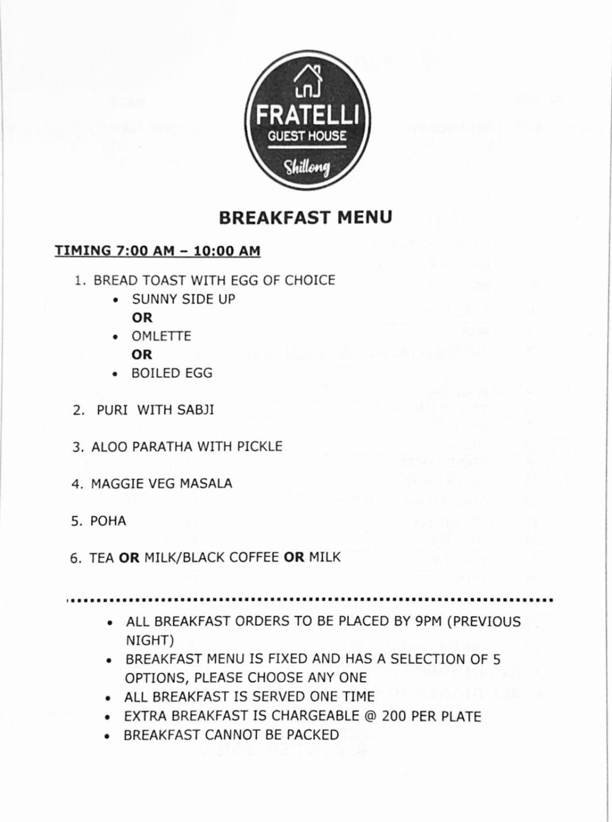 Fratelli Guest House Shillong Extérieur photo